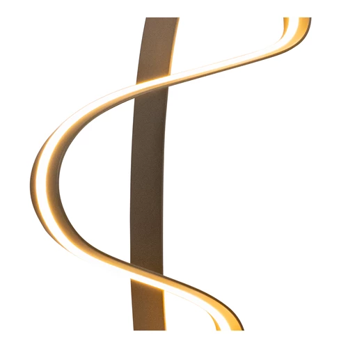 Lucide LAMBADA - Floor lamp - LED Dim. - 1x38W 2700K - Matt Gold / Brass - Premium - detail 1
